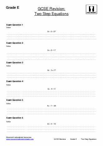GCSE Revision Worksheets - Cazoom Maths worksheets